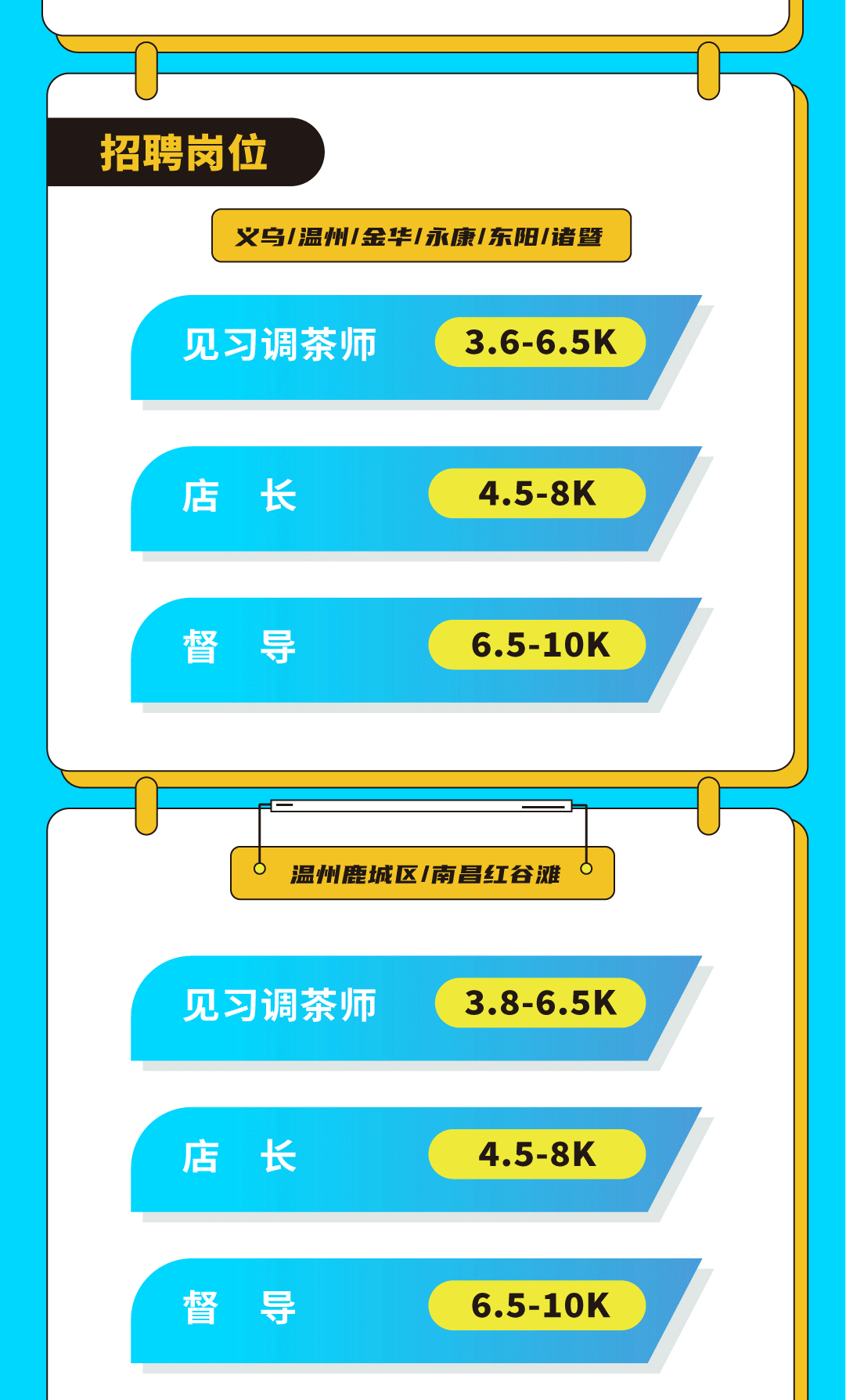 AG尊时凯龙人生就博奶茶招聘